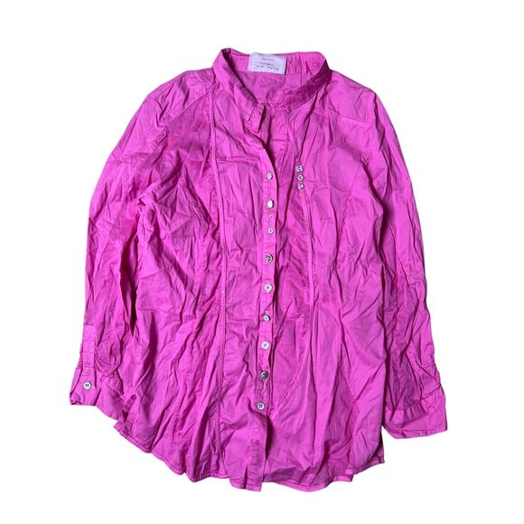 Daniela Dallavelle Elisa Cavaletti Pink Button-Up Women Size XL - Picture 1 of 5